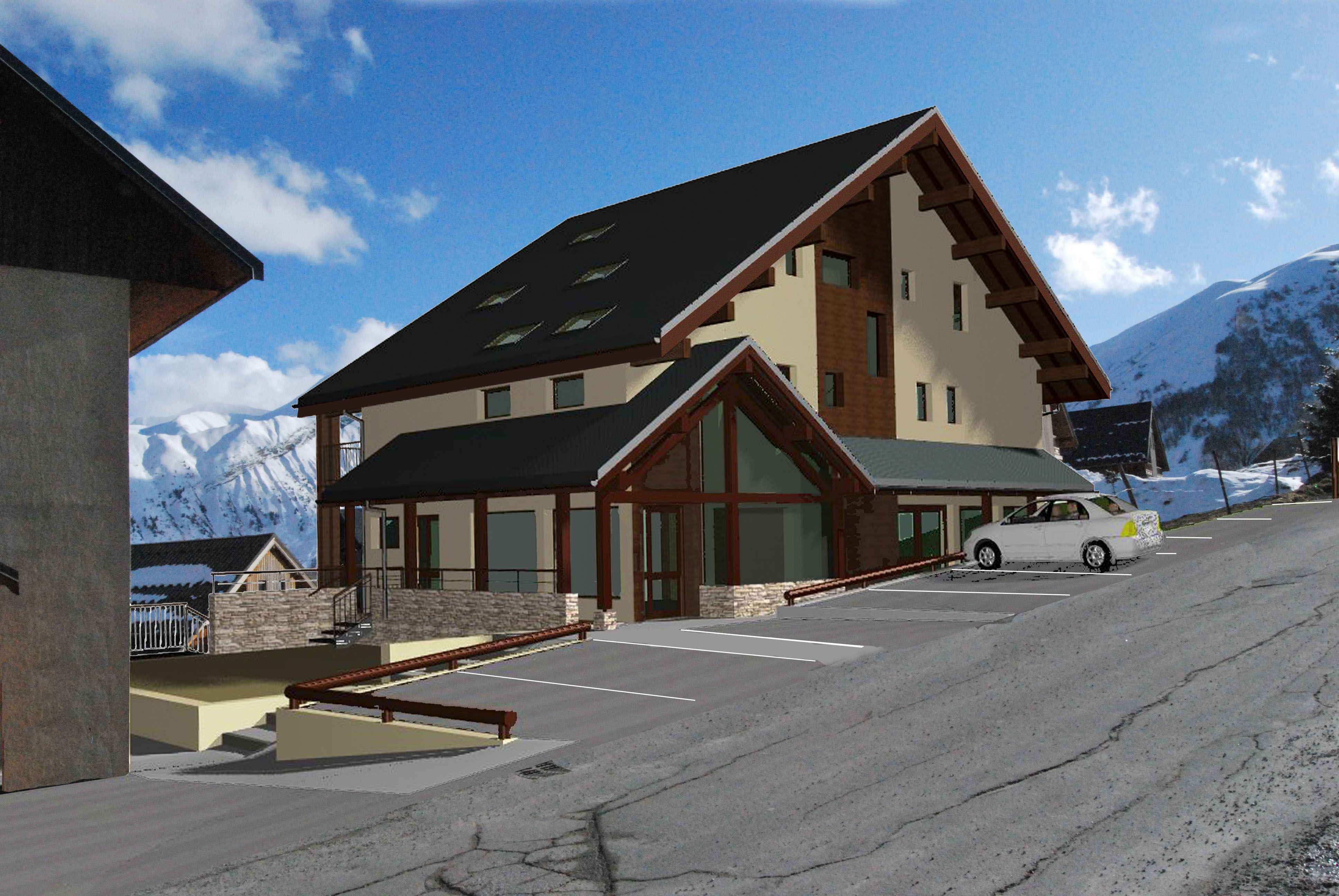 Insertion Chalet Arvina