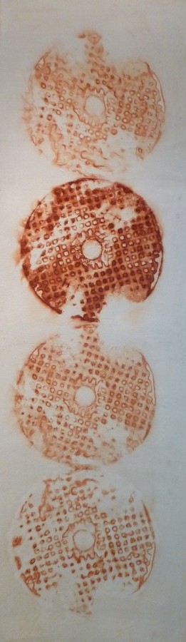 Serie impregnation verticale 220 x 67 cm 2013