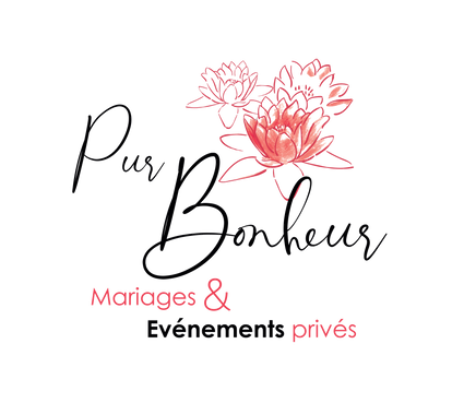 Logo agence Pur Bonheur Mariage et Evénements privés Lyon isere beaujolais saint etienne ain
