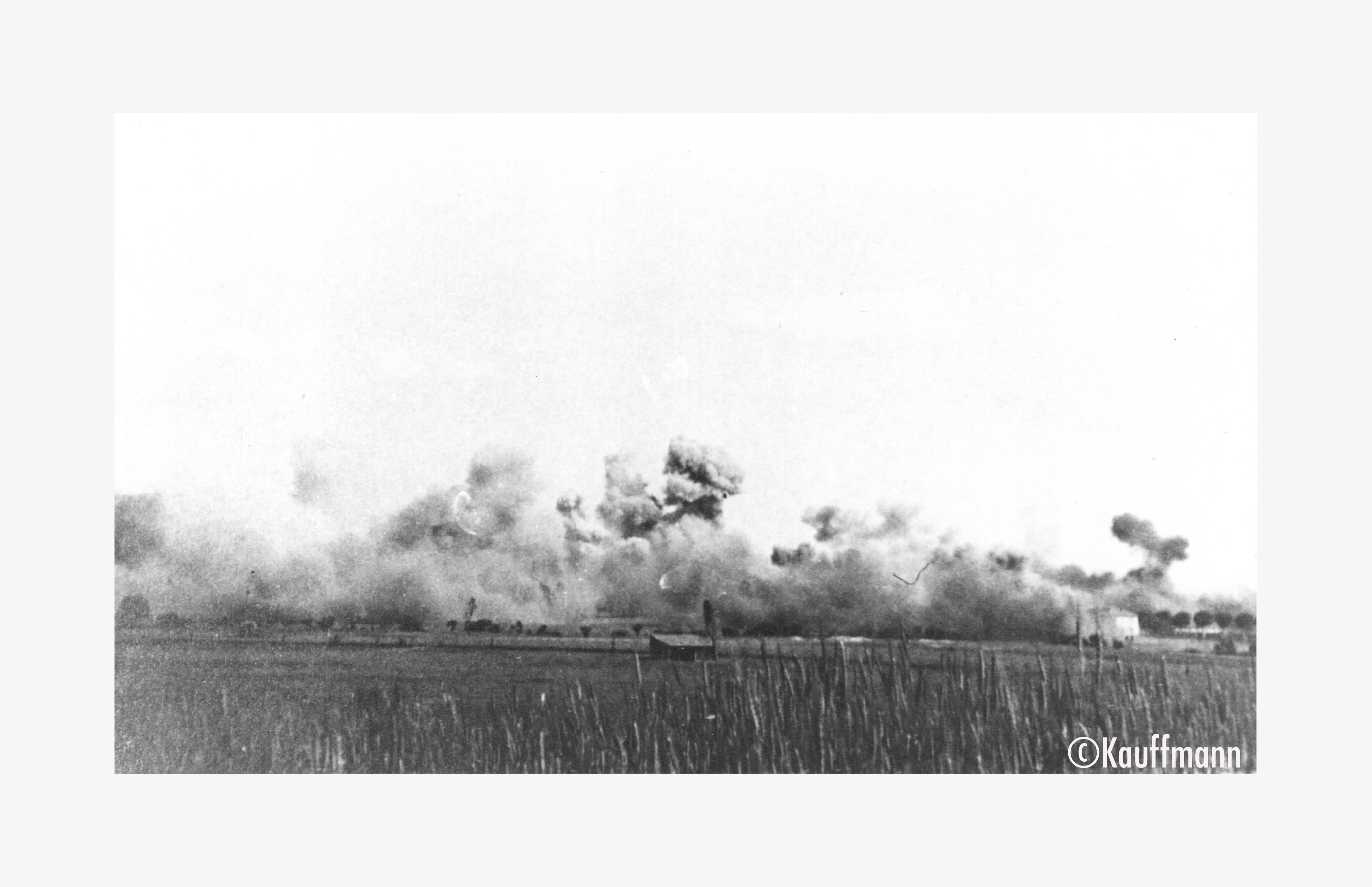 Bombardement Bron 2 juin 40 NB W