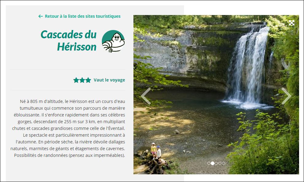 Herisson cascades