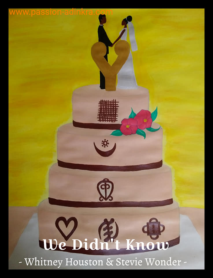 Wedding Cake - by Ornella Ayivi
Acrylic paint on 65x50cm paper