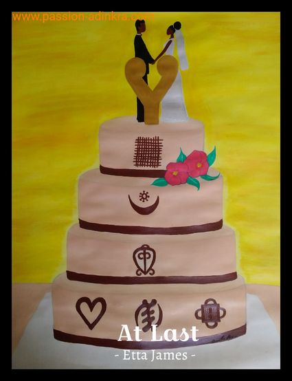 Wedding Cake - by Ornella Ayivi
Acrylic paint on 65x50cm paper