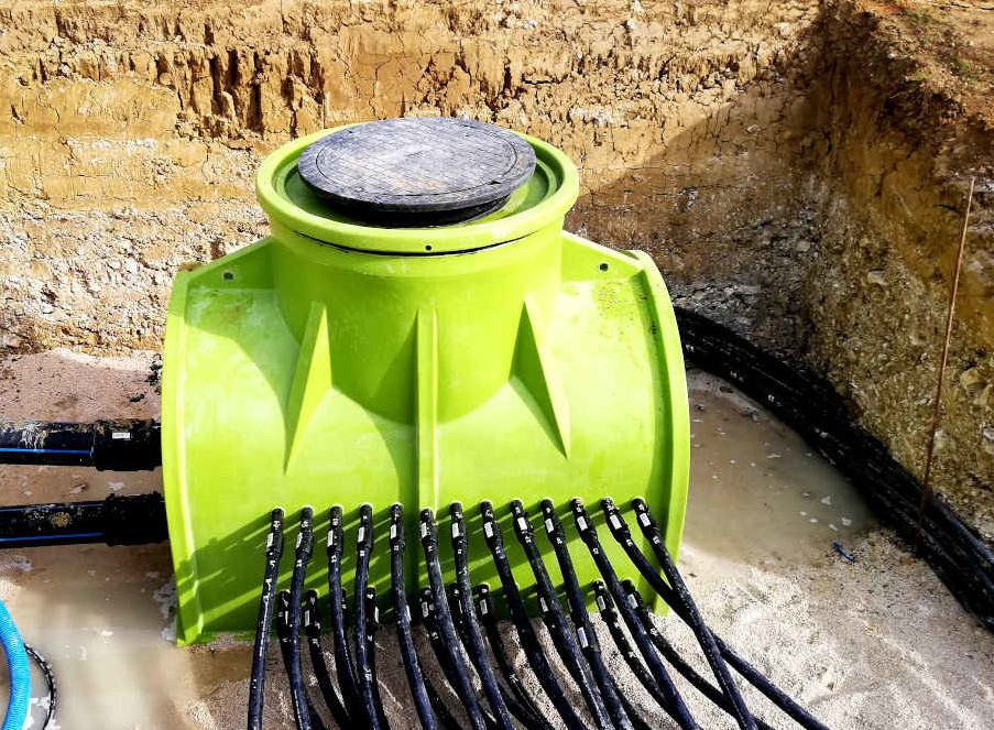 Forage geothermie collecteur enterre