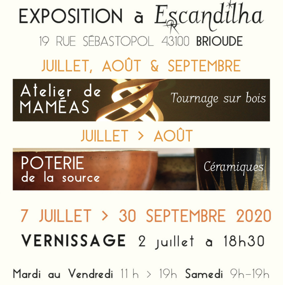 Expositions de l’été et vernissage