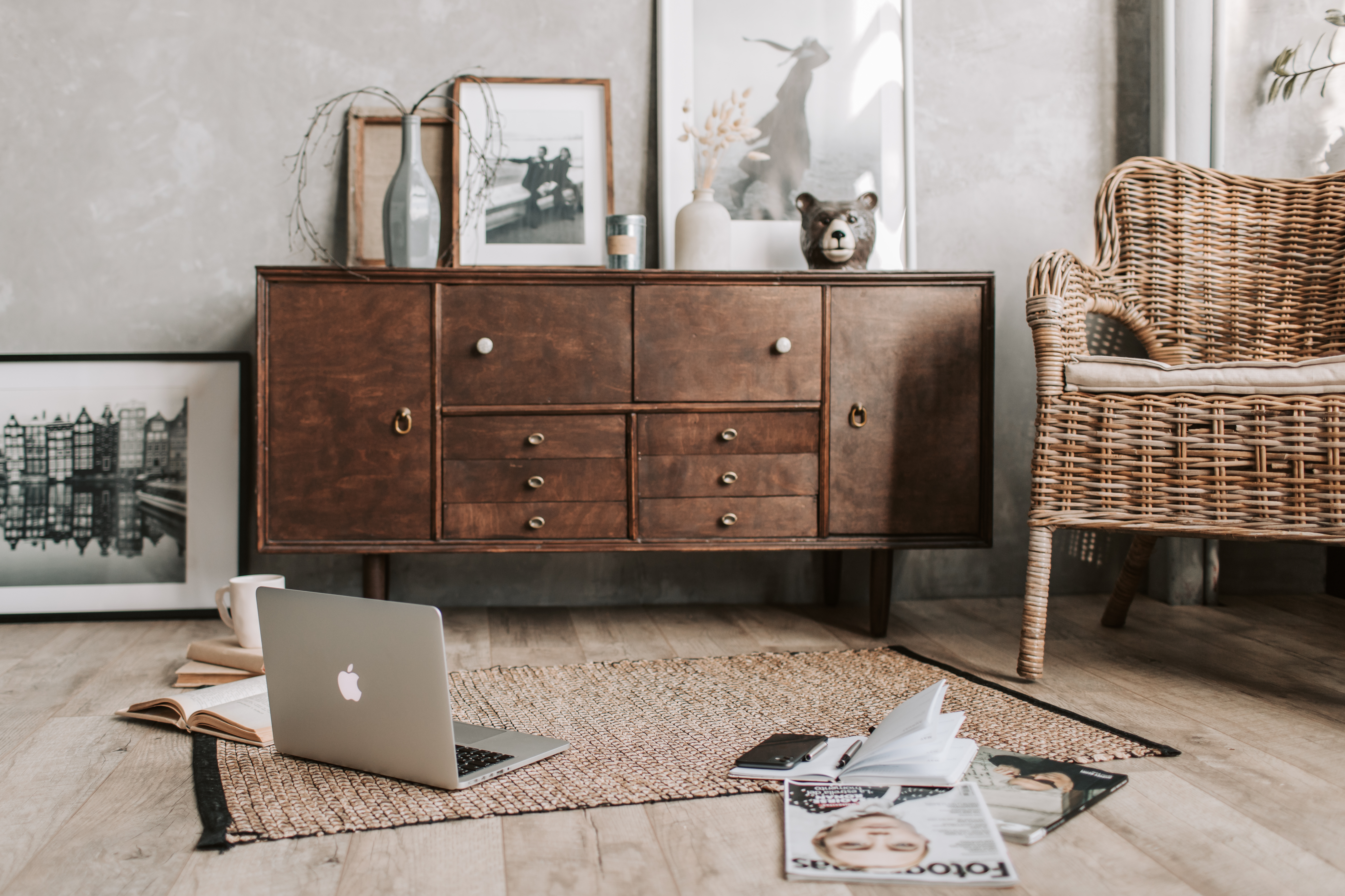 Living room with rustic theme 4050318