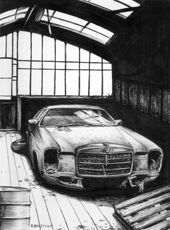Epave mercedes copie