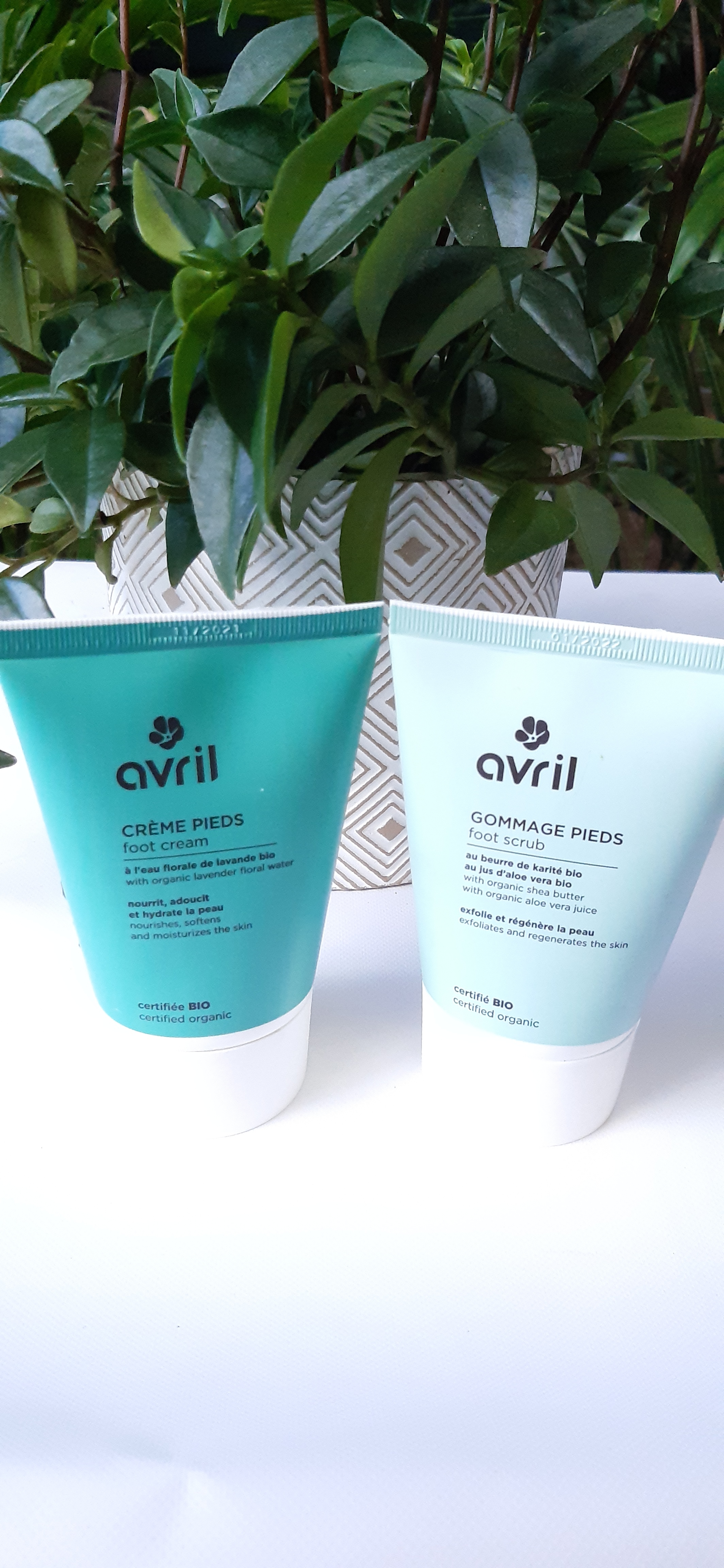 Crèmes pieds - Gamme Avril cosmétique - Chez Lit'Dromassage Beauté & Bien-être