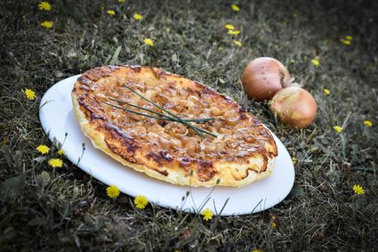 Tatin d'oignons grelots