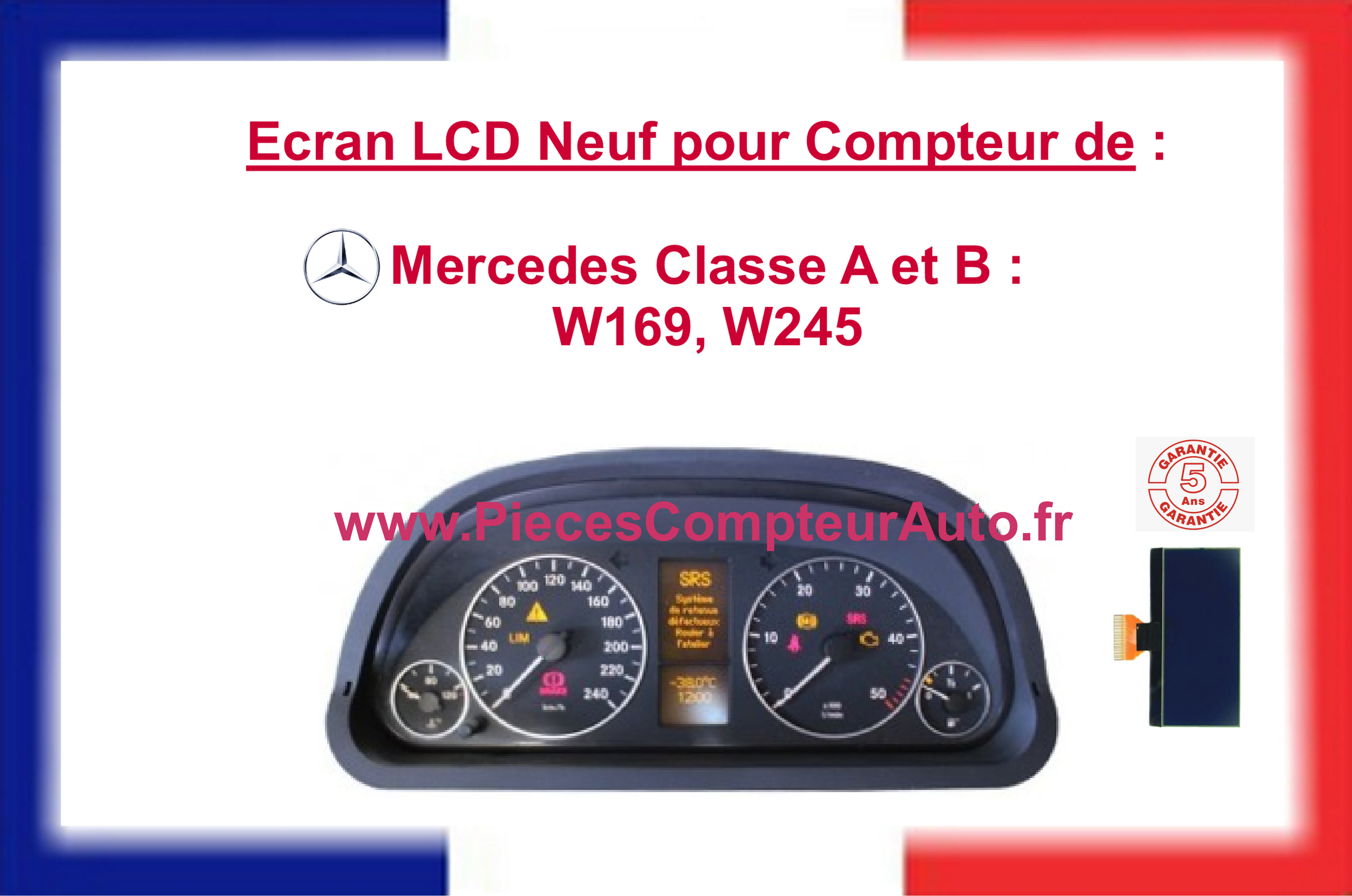 Photo lcd mercedes classe a b site