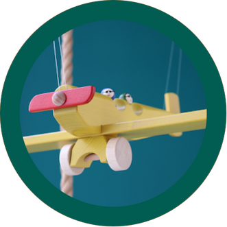 Avion en bois CABANE A JOUETS : jouets en bois, made in France et made in Europe, kits créatifs, draisienne, jeux de société enfant et famille 