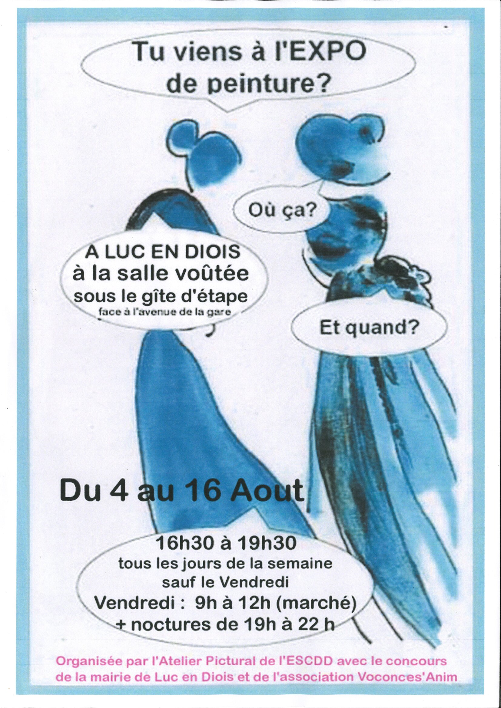 EXPOSITION DE L'ATELIER PICTURAL!