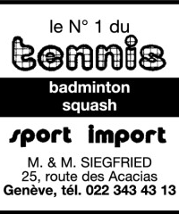 Annonce sport-import