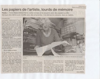 Ouest france 20 12 2016