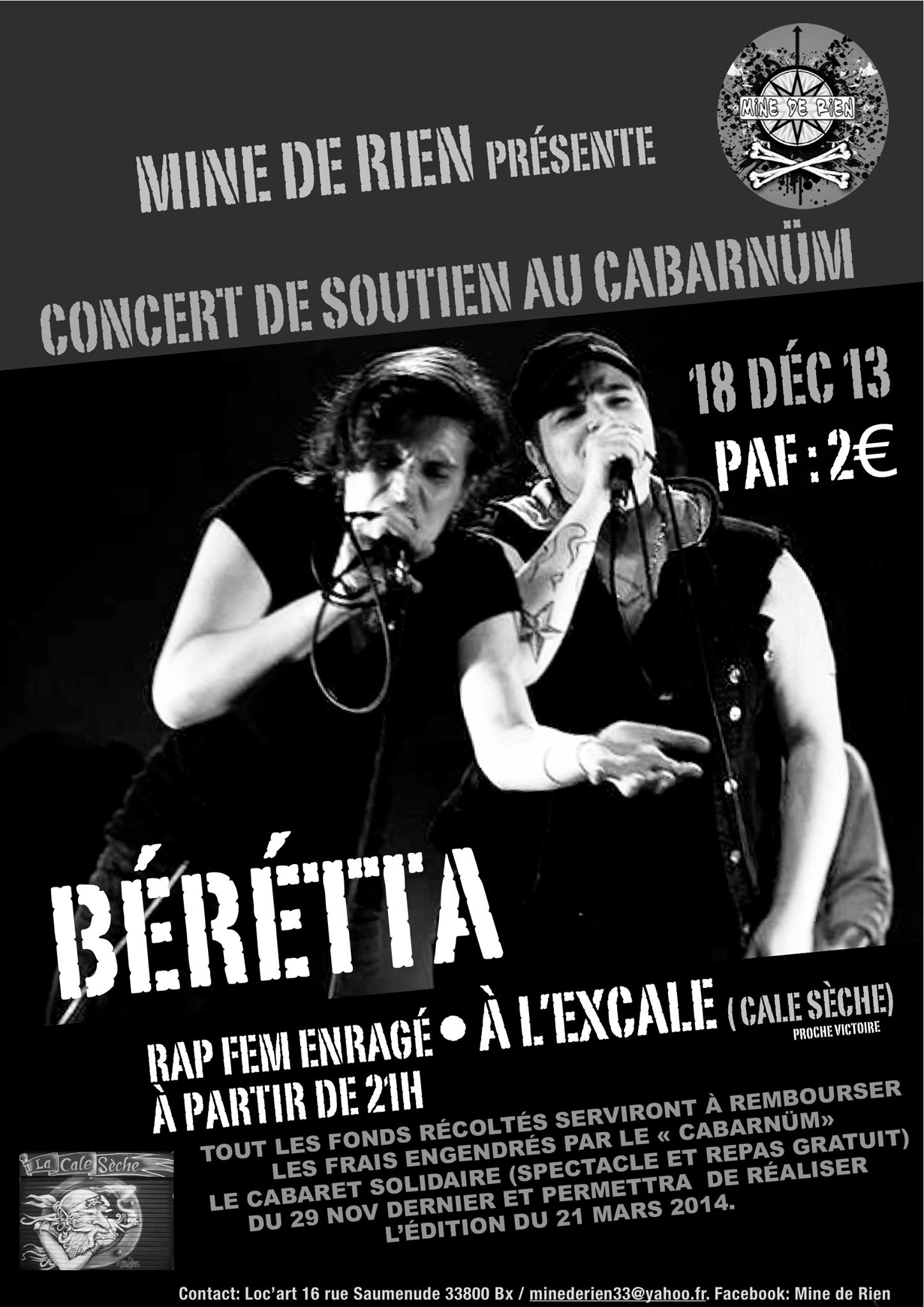 Concert cale seche 1 12 13