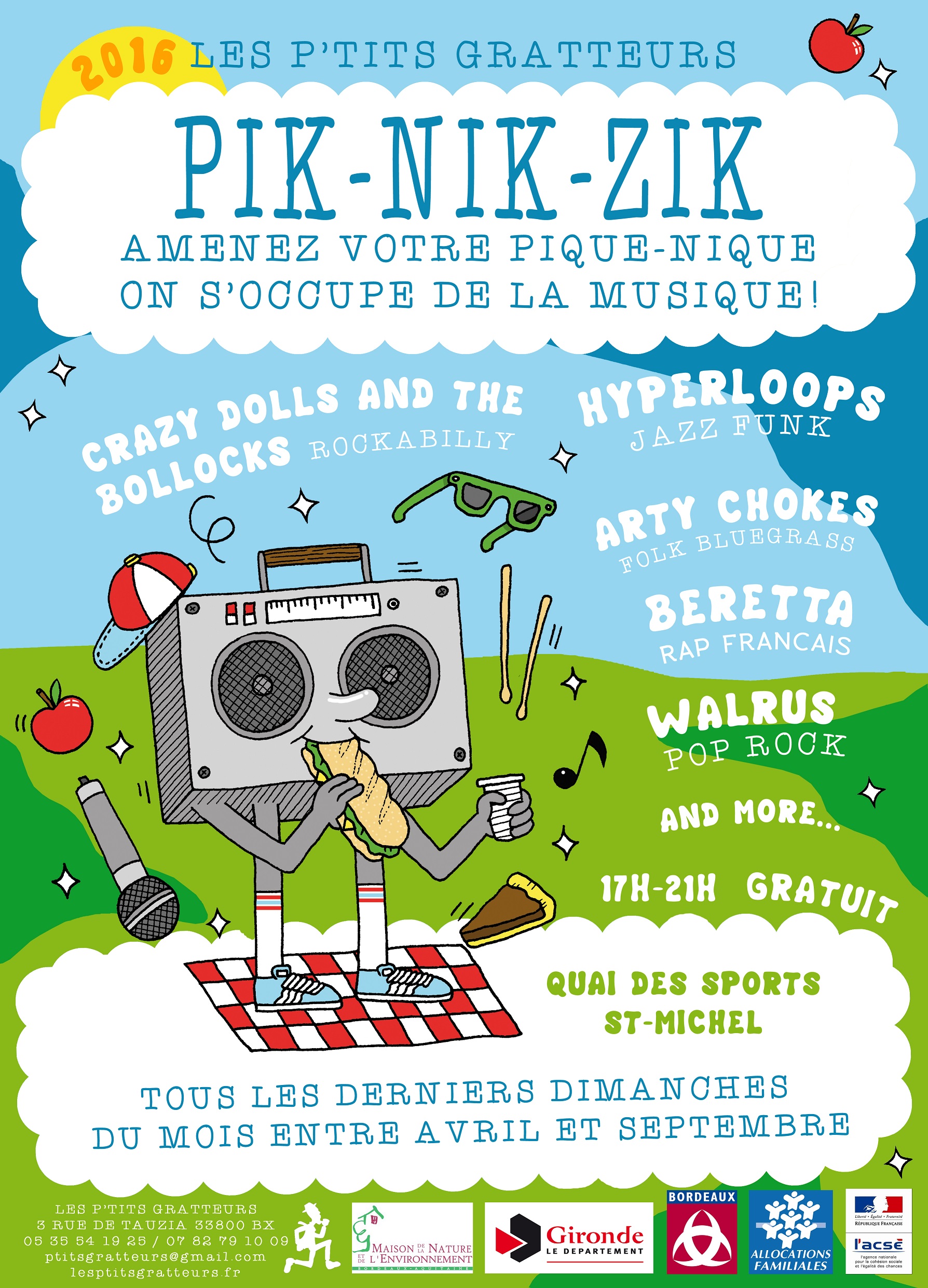 Pik nik zik saison 2016