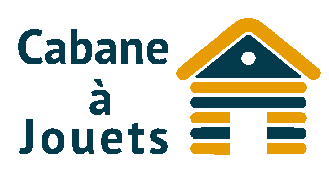 Logo CABANE A JOUETS : jouets en bois, made in France et made in Europe, kits créatifs, draisienne, jeux de société enfant et famille 