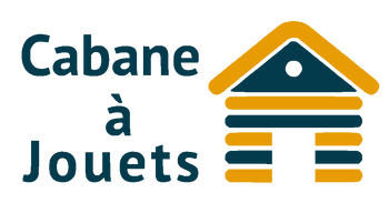 Logo CABANE A JOUETS : jouets en bois, made in France et made in Europe, kits créatifs, draisienne, jeux de société enfant et famille 
