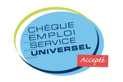 Logo CESU acceptés Garde d'enfant à domicile Montpellier