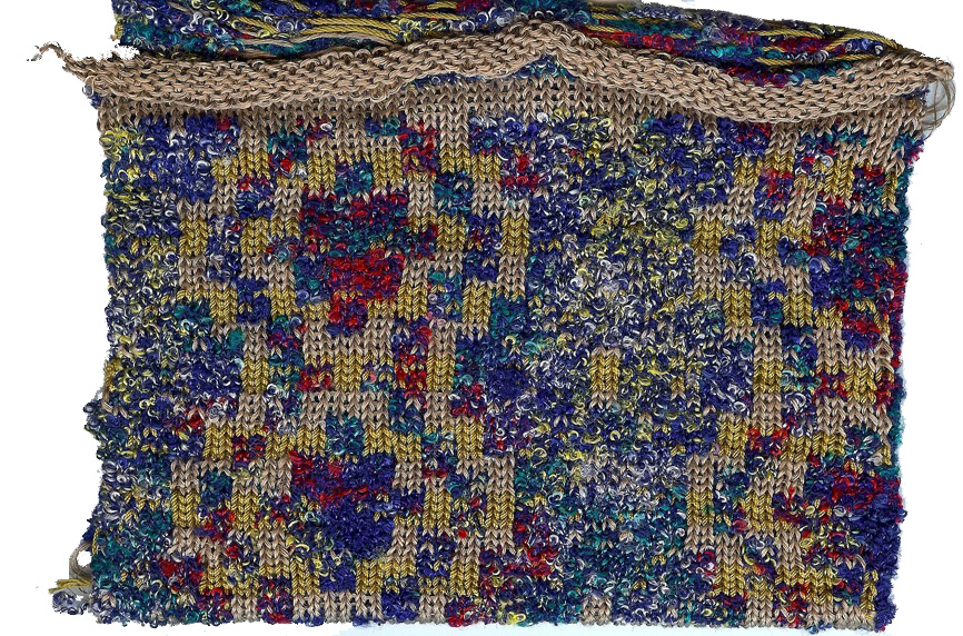 Point tricot jacquard