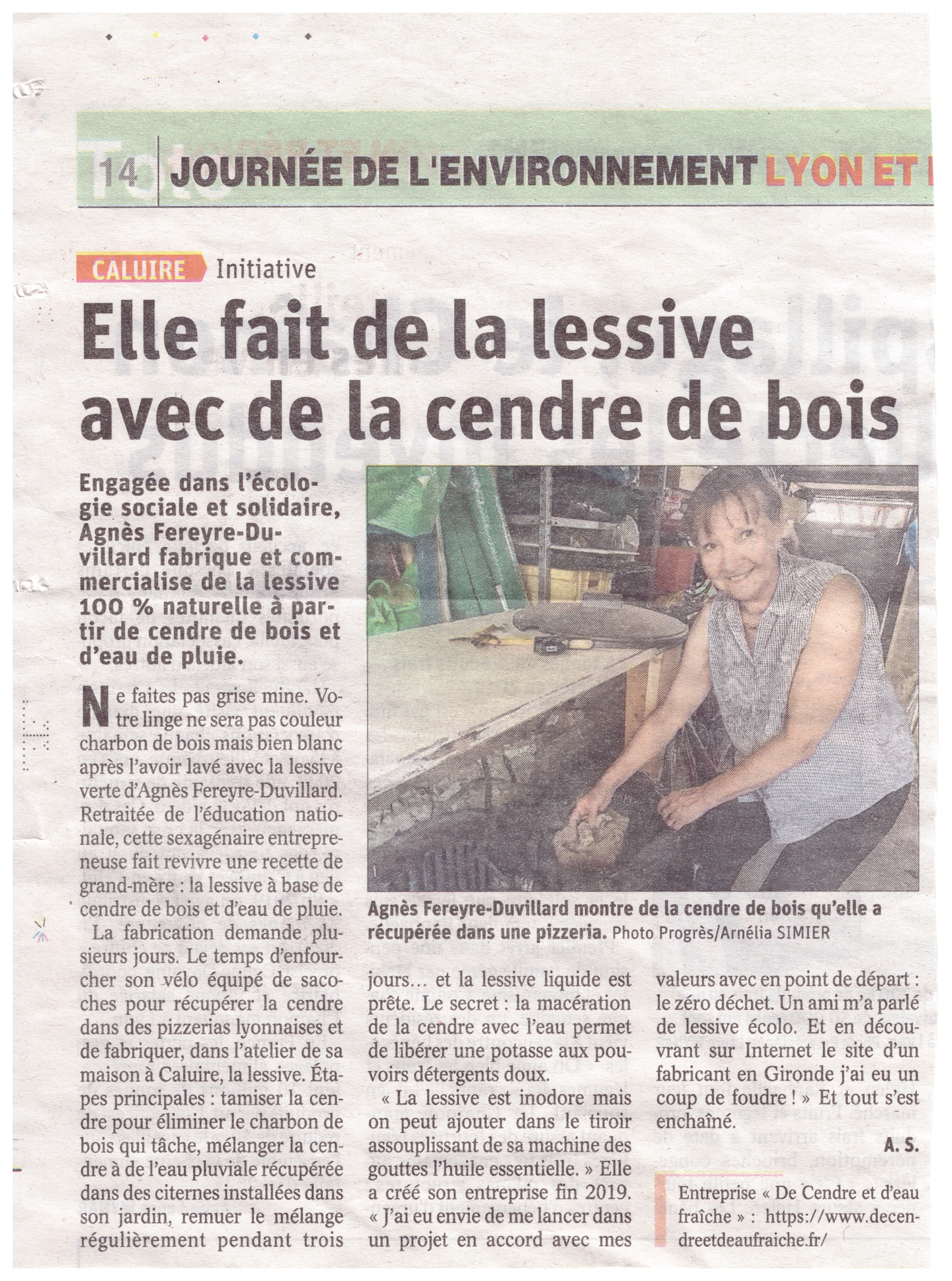 Article-Le-Progres-lessive-de-cendre-5-juin-2020