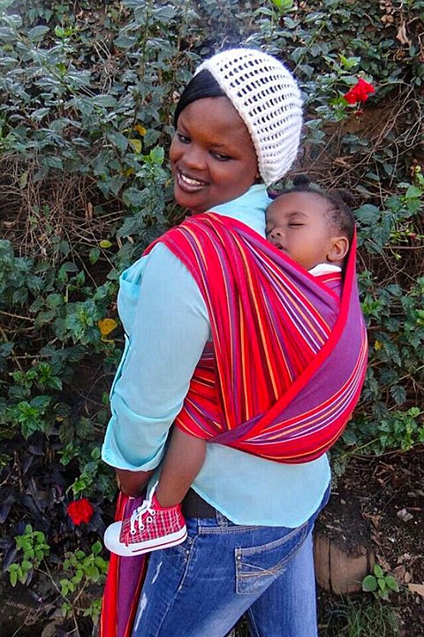 480px sleeping baby carried in a kikoi toto wrap