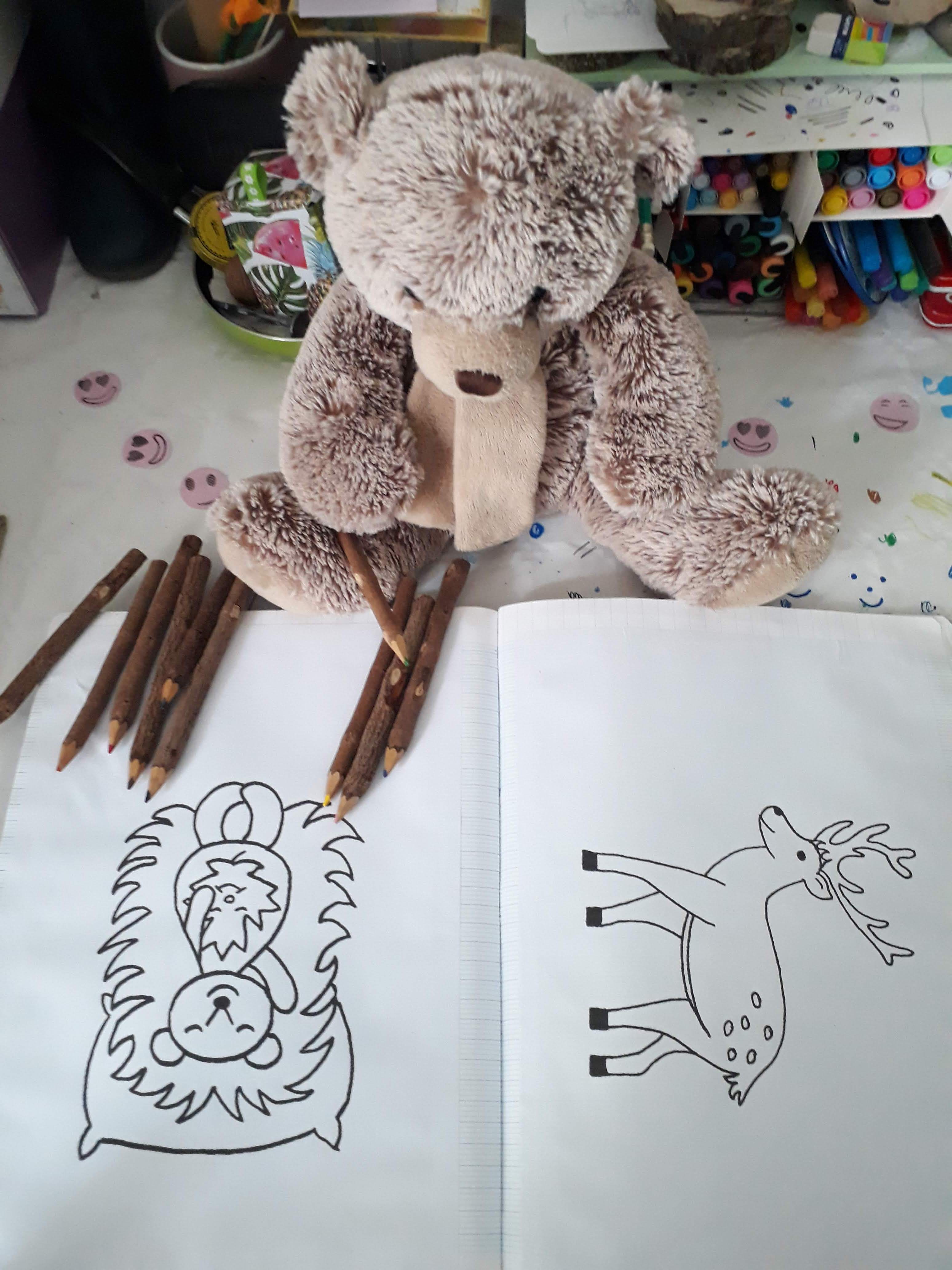 La feuille devenue doudou