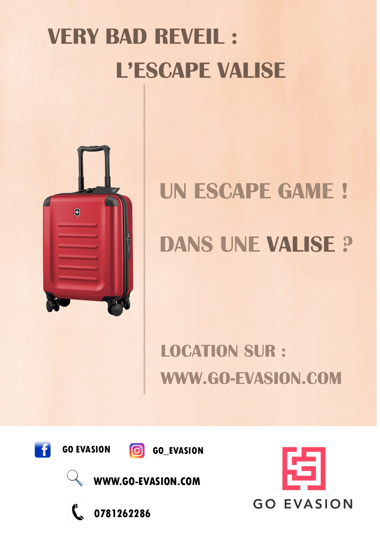 Louer un escape game very bad trip et délivrez une bouteille de vin. Utilisez vos sens pour essayer de délivrer la bouteille de vin offerte