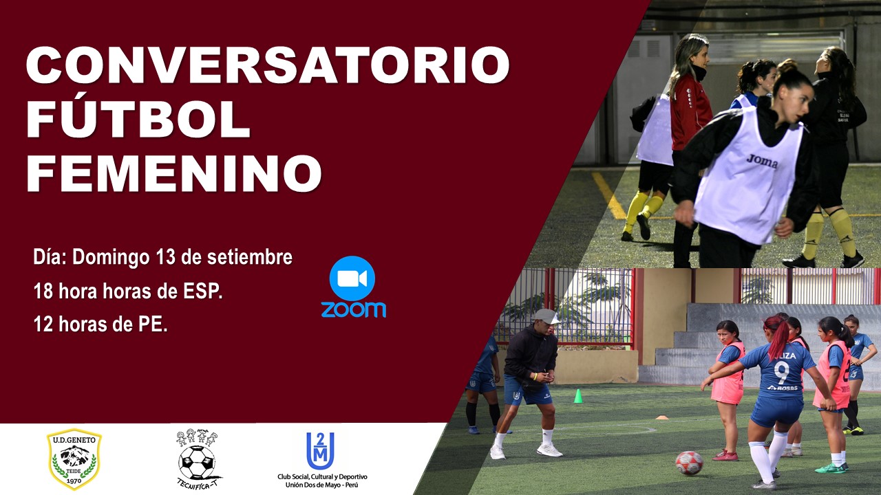 Charlas futbol femenino flyer iv