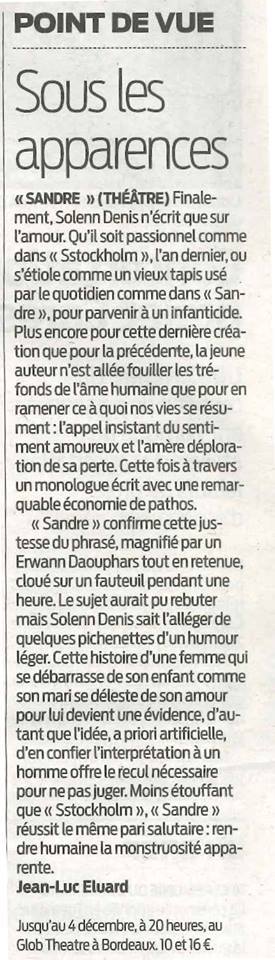 Sud ouest jean luc eluard