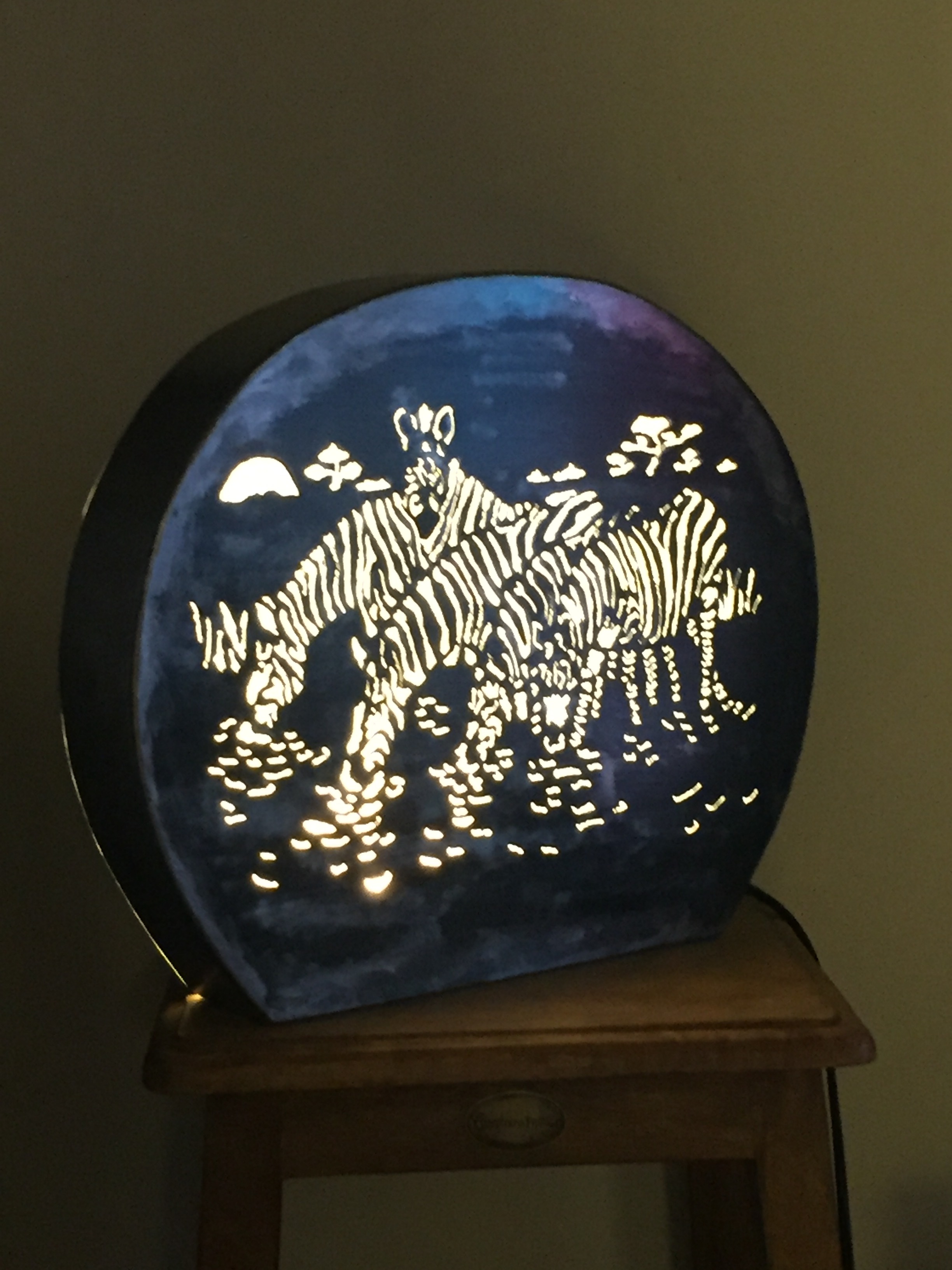 Veilleuse zebre 2