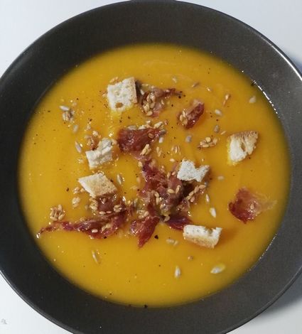 Recette : Velouté aux trois potirons