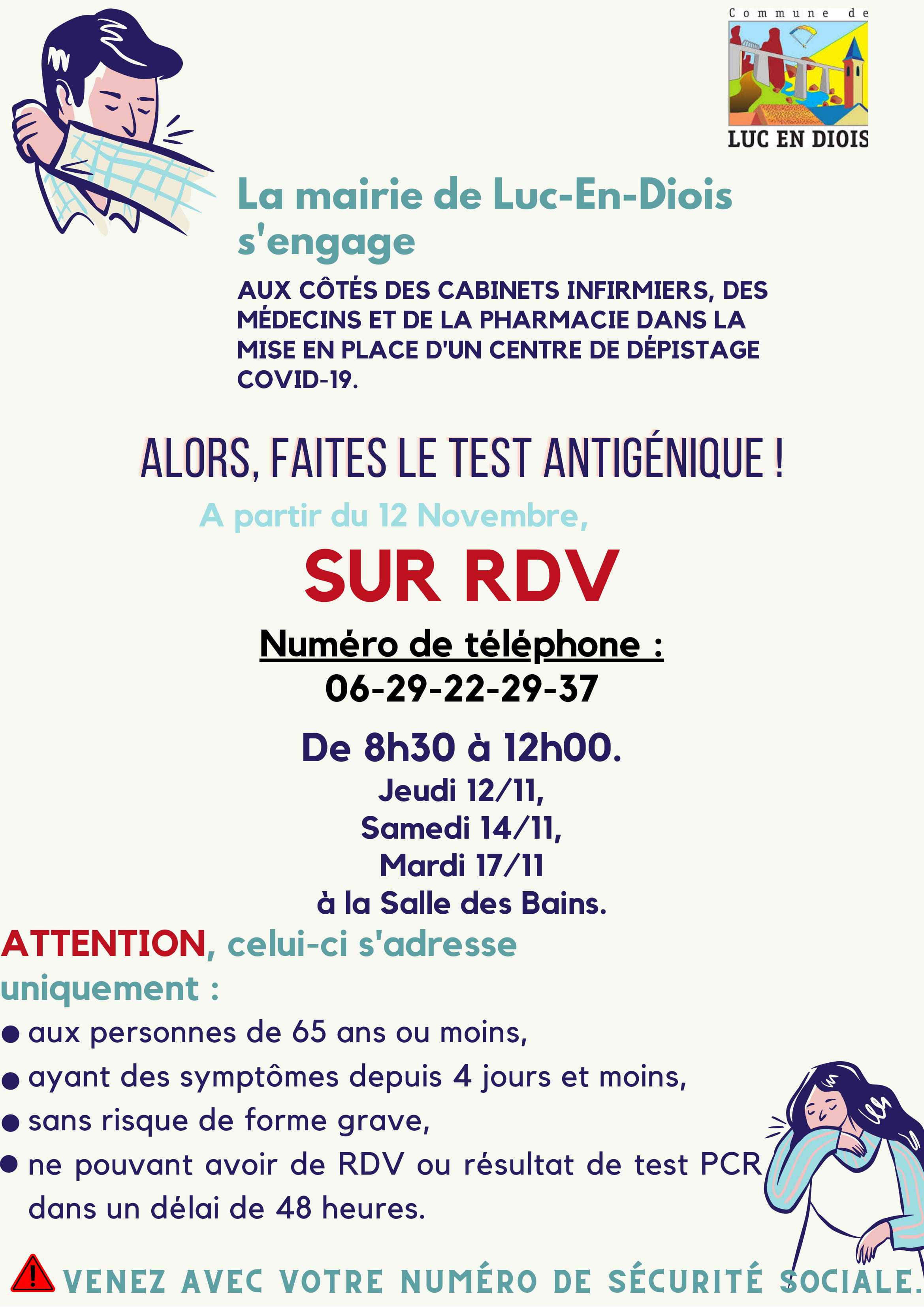 TEST ANTIGENIQUE SUR RDV