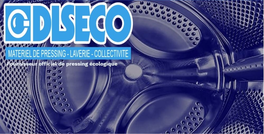 Diseco France distributeur fournisseur d'équipement pour pressing, laveries et blanchisserie.