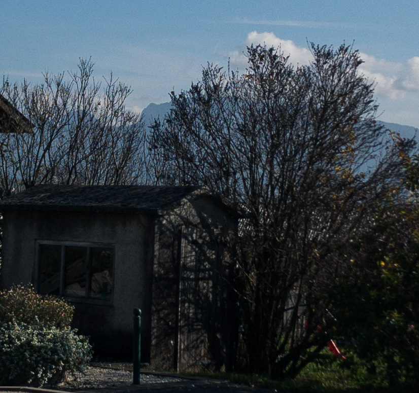 La petite cabane qui protège la balance
Photographie Nathalie DEBIZE novembre 2020