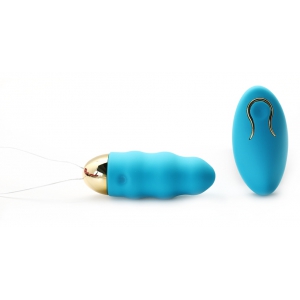 Cet oeuf vibrant en silicone sans fil est un sextoy de forme ovale conçu avec une télécommande. Cela permet de contrôler les 10 vitesses différentes et de varier les sensations.

La longueur de l'oeuf est de 8cm. La largeur est de 3cm
Avec une surface lisse et parcourue par une rainure torsadée.

recharge par USB
