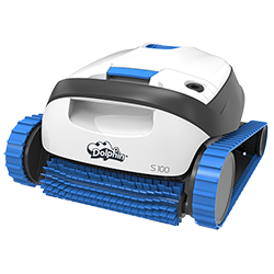 Robot Autonome S100 MAYTRONICS
 Pour piscine jusqu'à 10m
Fonctions: 
- Fond et parois
- Brossage avant Actif
Tempsde cycle de nettoyage : 2h
Filtration : Jeu interchangeable de filtres fins et ultra fins qui collectent les particules fines et les gros débris
Poids du Robot : 6.5Kg
Longueur de câble : 15 m
Navigation du robot par Système de scan CleverClean 
Garantie : 24 mois