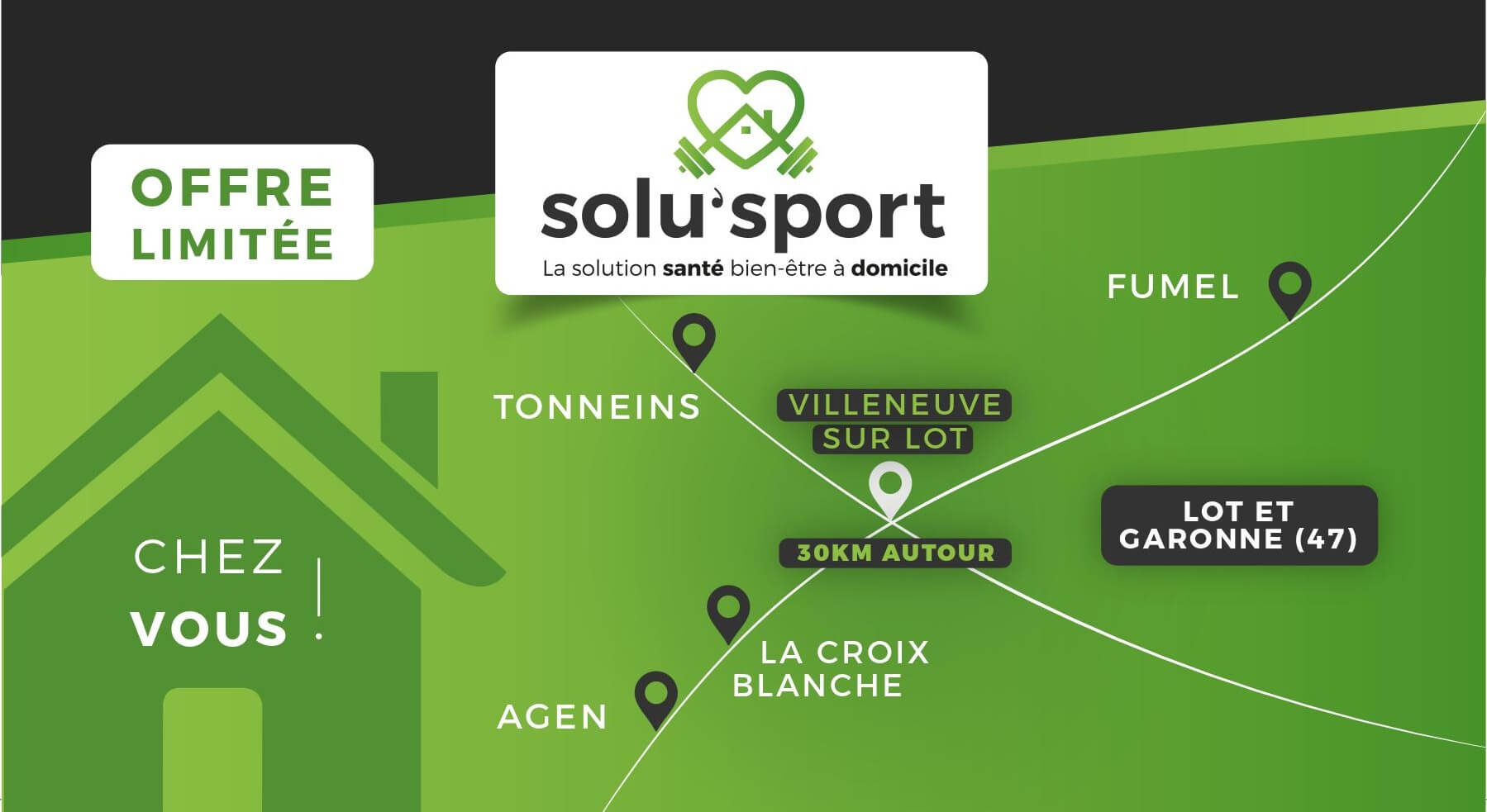 Billy Riva est un coach sportif à domicile qui se déplace dans le secteur du Lot-et-Garonne :
-Villeneuve sur lot, Bias, Lédat, Pujols, Trentels, Saint-Sylvestre sur lot, Penne d'Agenais, Fumel, Tournon d'Agenais, la croix Blanche, Agen… 
il se déplace aussi dans certaines villes du lot :
 -Mauroux
Tarn-et-Garonne :
- Valeilles
- Montaigu-de-Quercy