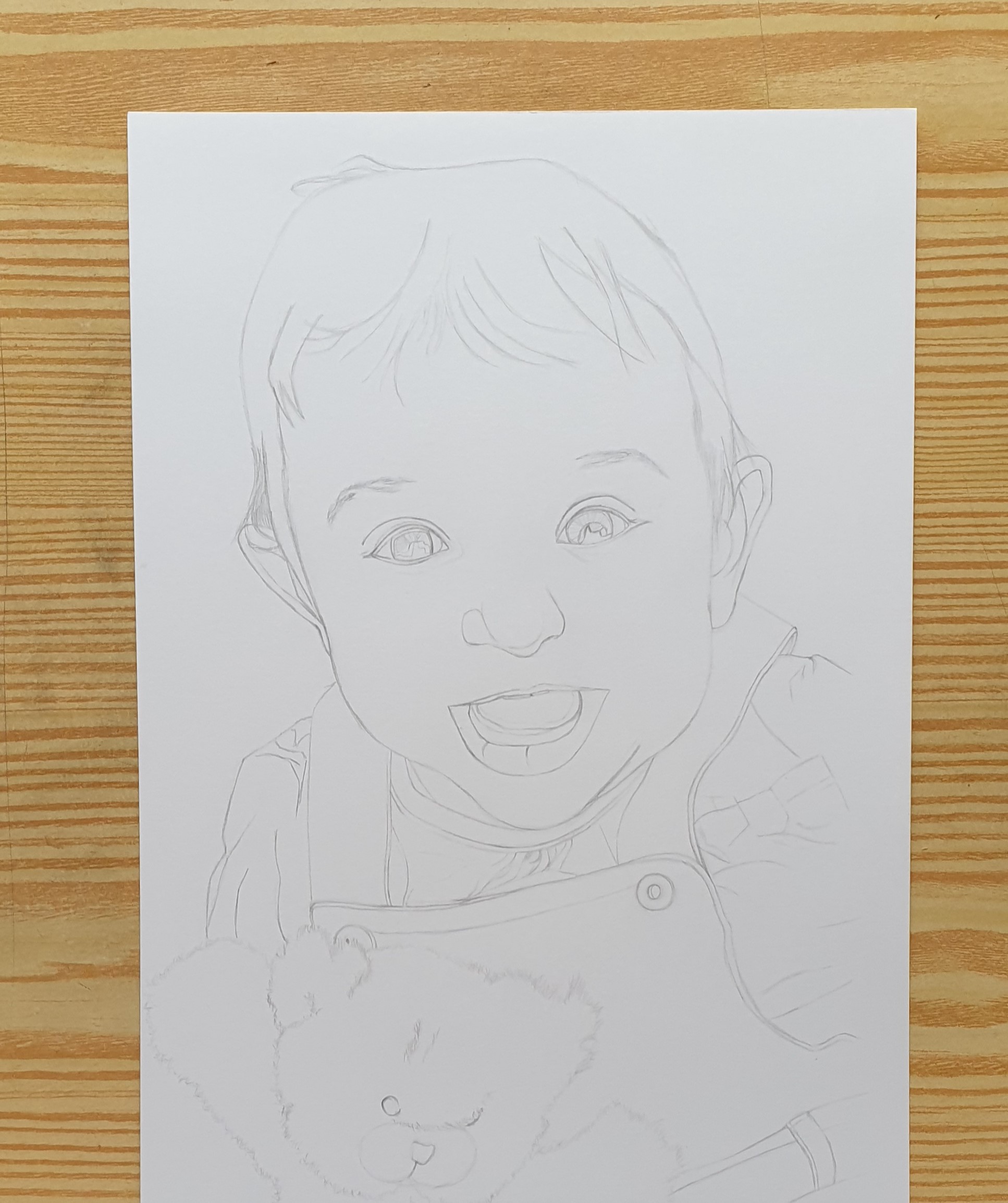 Portrait de bébé en cours