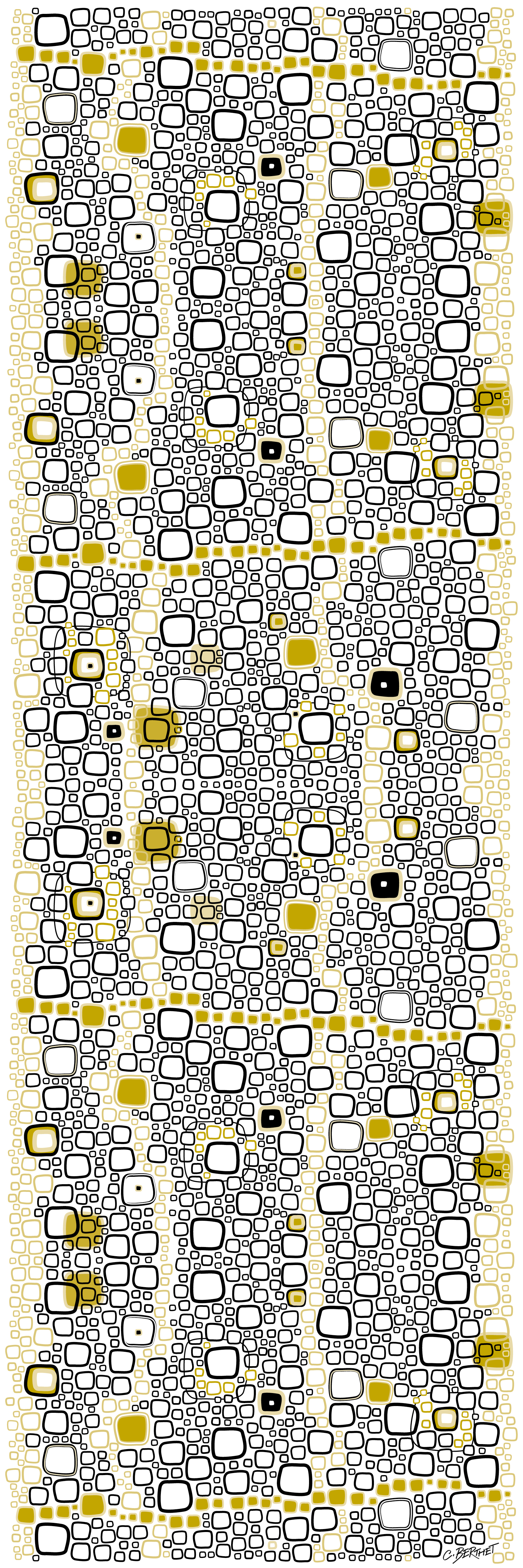 Kakemono cheminements 30x90