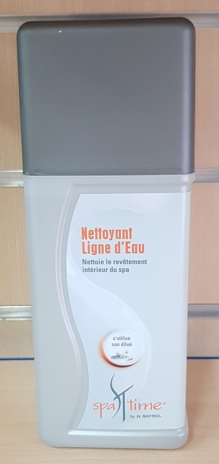 GAMME SPA TIME : NETTOYANT LIGNE D'EAU
S'utilise non dilué
Elimine sans effort les impuretés et depôts gras de votre SPA.
