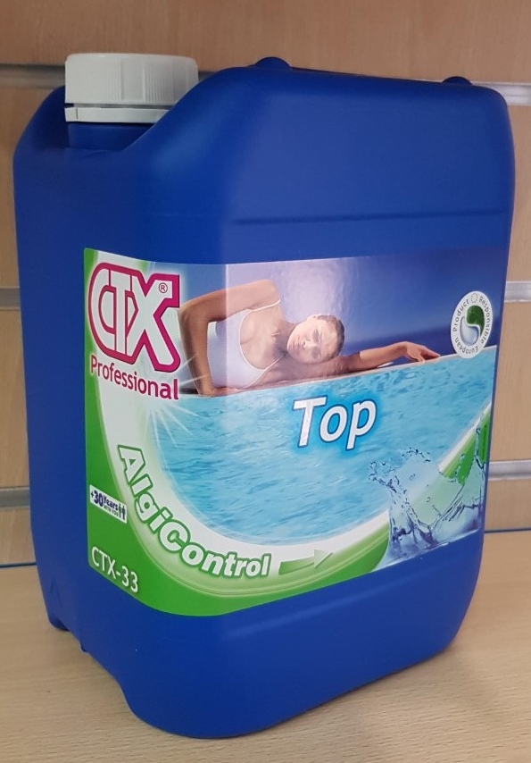 BLU TOP CTX-33 ASTRALPOOL
Bidon de 5 litres
Traitement choc à base d'oxygène actif.
En cas d'orage, de forte fréquentation et lorsque la température est > 30°, utiliser 1L/10m3.
Ajouter le produit le soir, en l'absence de baigneurs et en prenant toutes les précautions de sécurité (gant, lunettes) devant les buses de refoulement et laisser en filtration continue durant 36h.