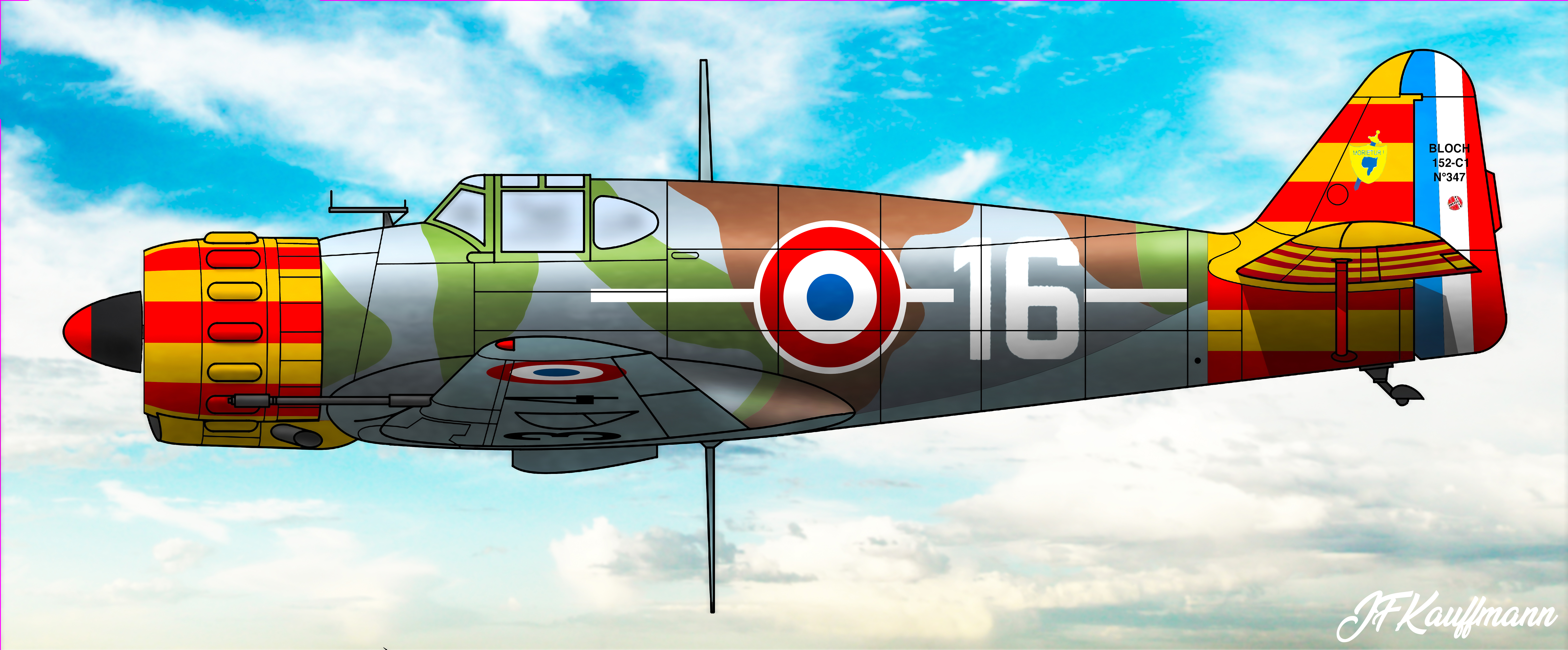 Bloch MB 152-scene-sign