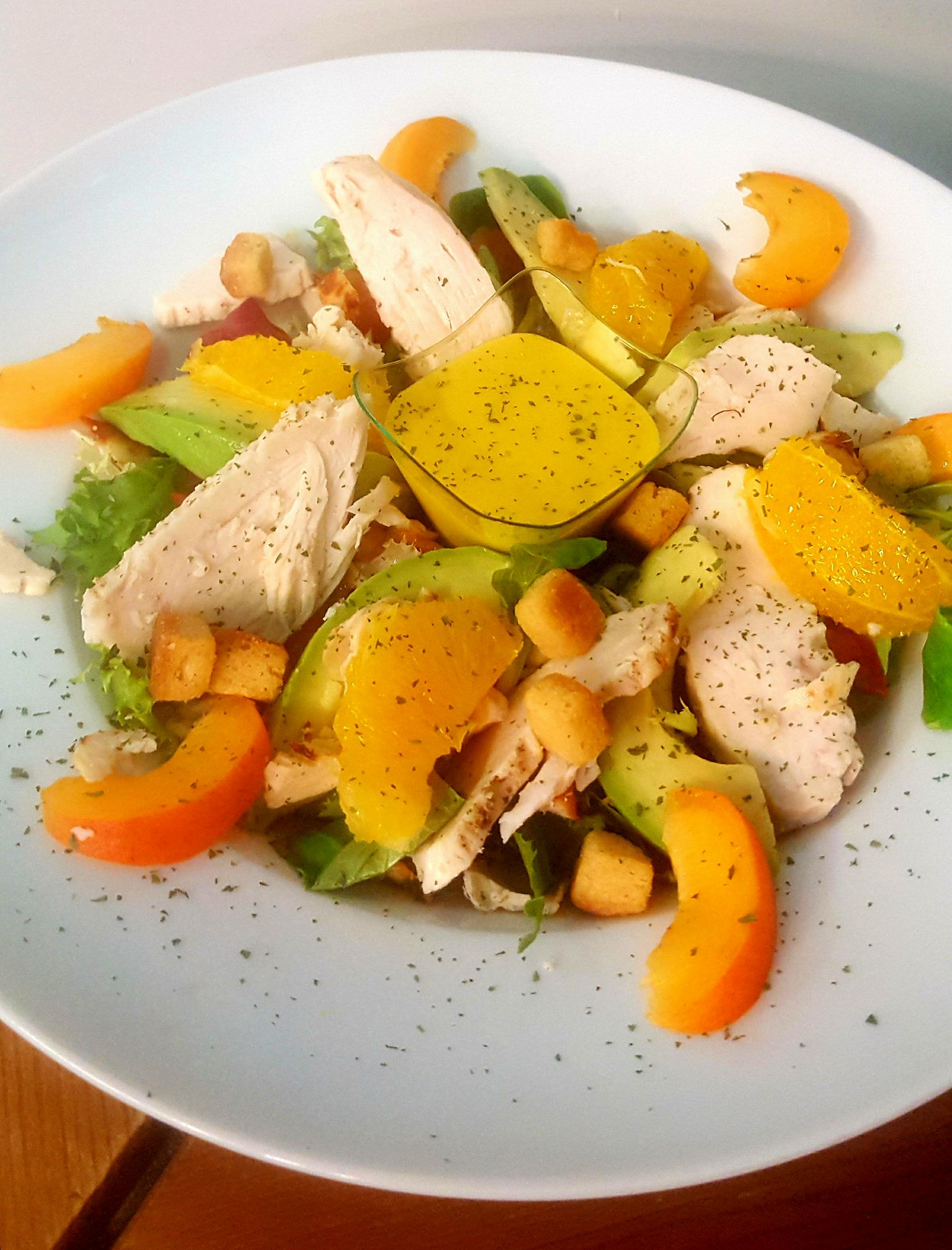 Salade poulet aux agrumes