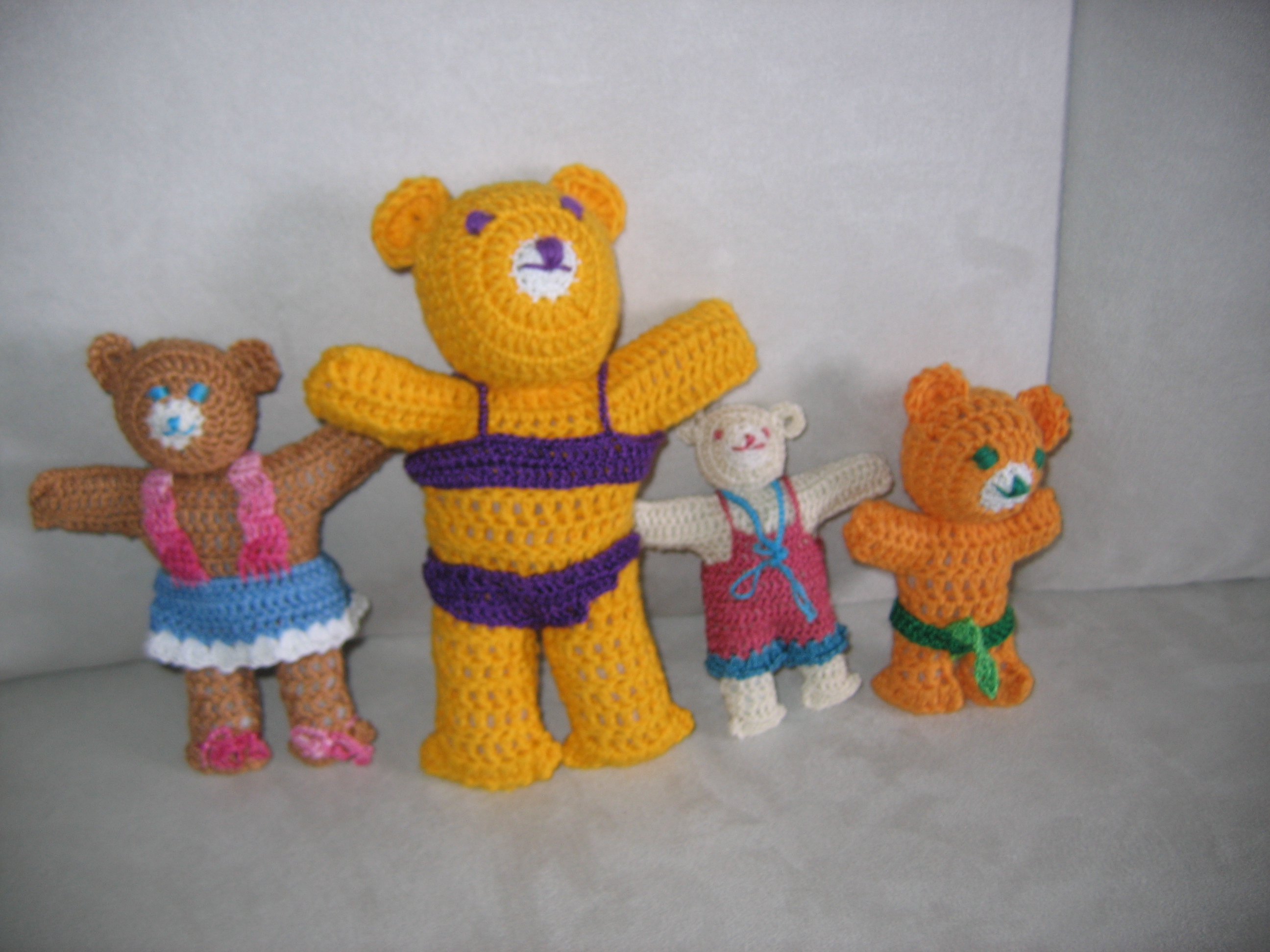 Famille-nounours-crochet