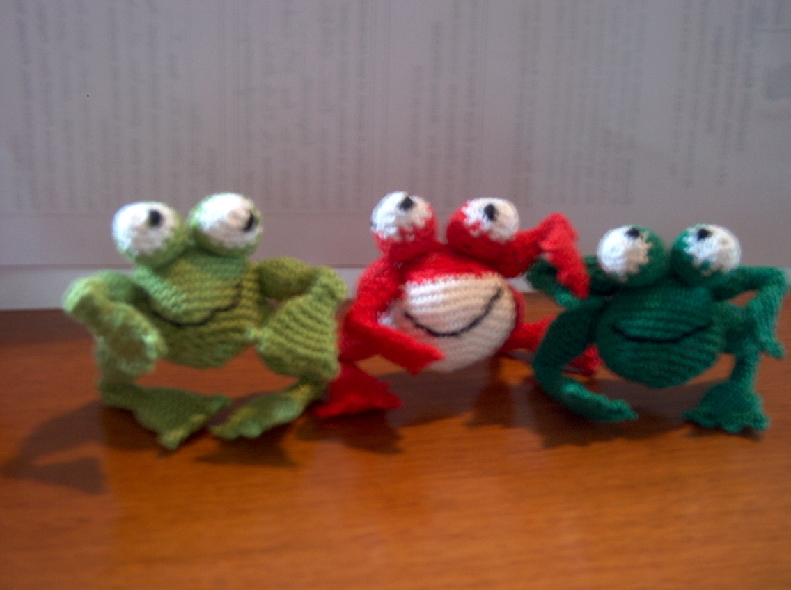 Grenouilles-crochet