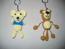 Crochet ours porte clefs