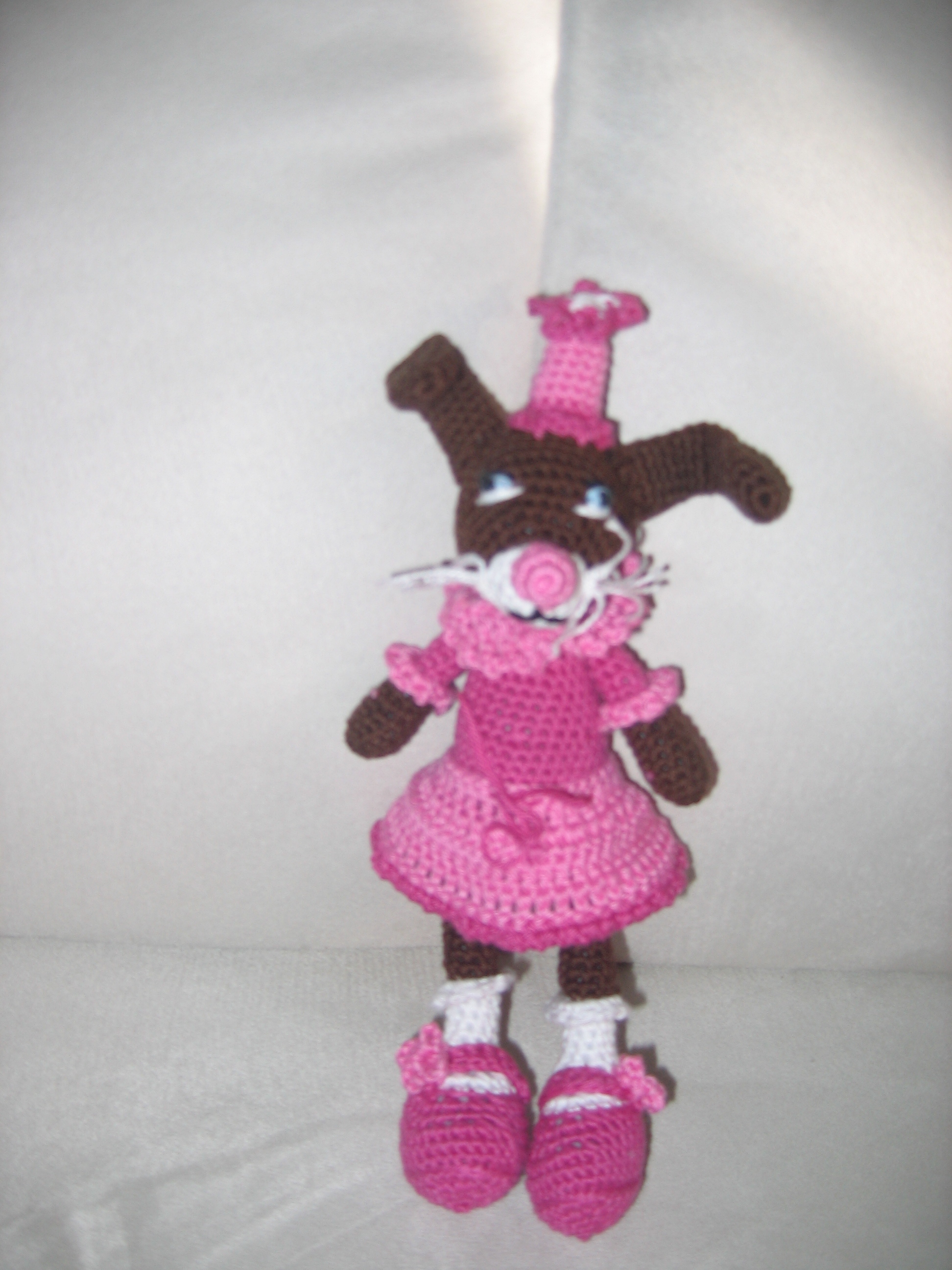 Crochet-lapin-rose