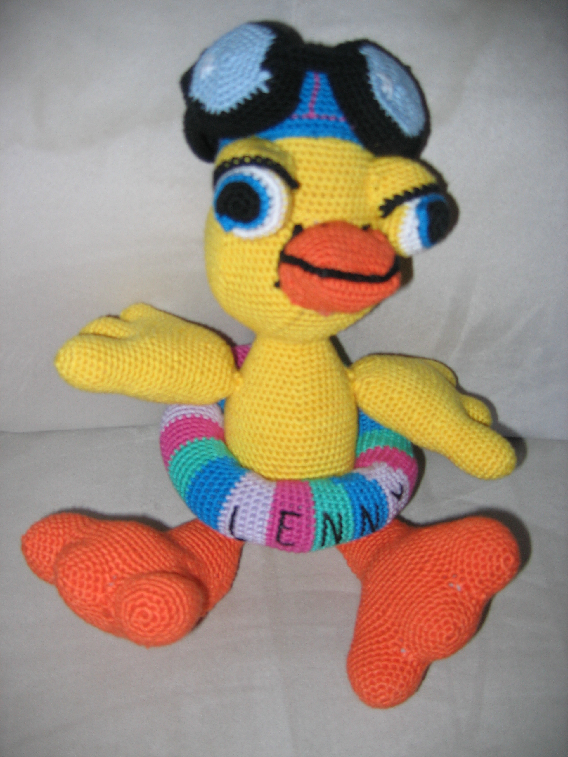 Canard bouee crochet