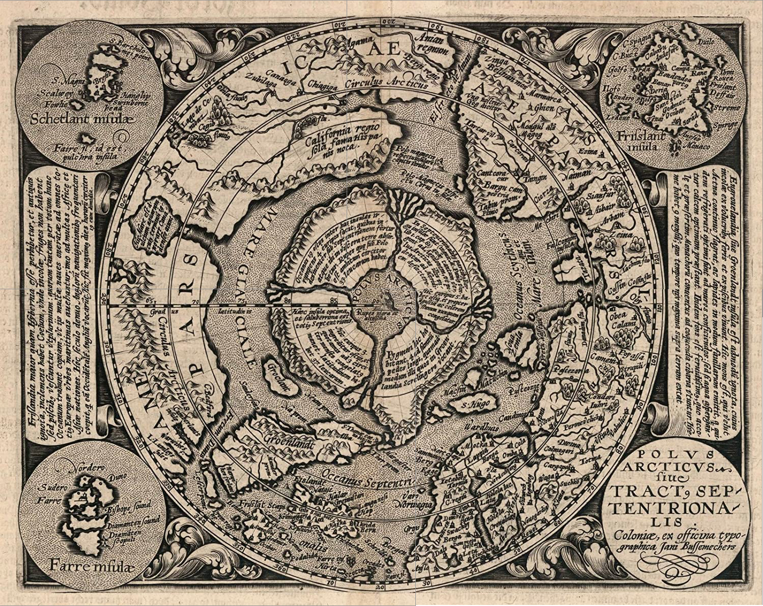 North pole map1 black white 